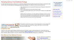 Desktop Screenshot of myfoammattress.net